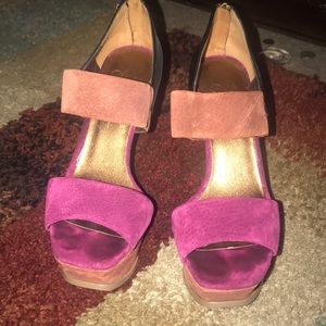Multi color Jessica Simpson heels